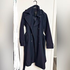 Ever New Maggie Navy Blue Water Resistent Trench Coat